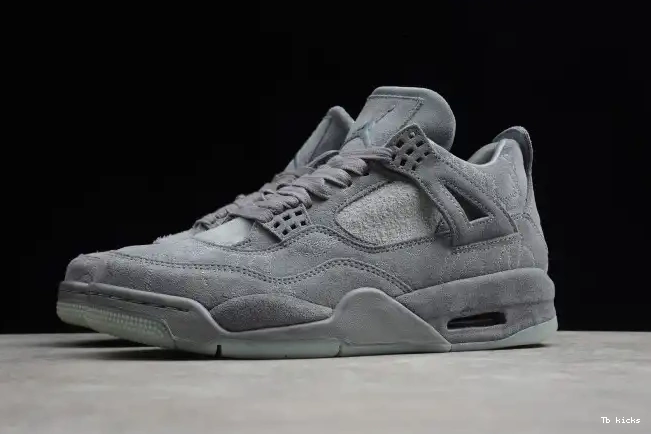 Cheap TBK Cool 930155-003 x KAWS Grey Jordan Air 4 0429